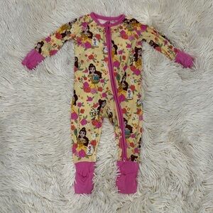 Little Sleepies Floral and Character Kids Footie